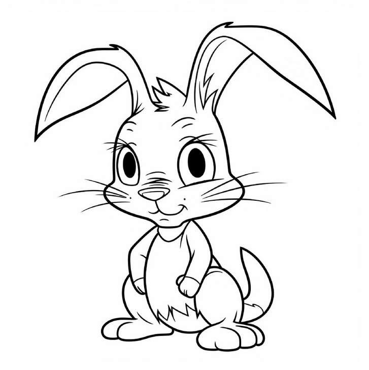 niedlicher-hase-mit-grossen-ohren-und-langen-pfoten