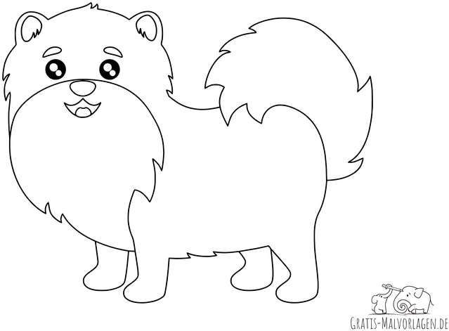 niedlicher-hund-malen-vorlage