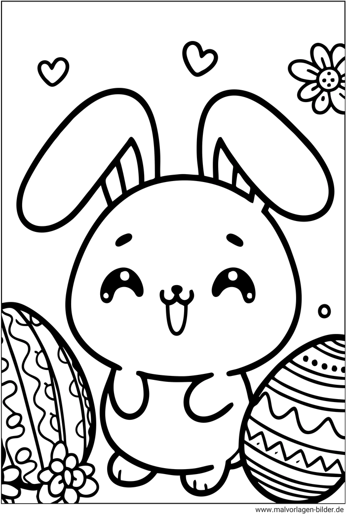 niedlicher-osterhase-malvorlage