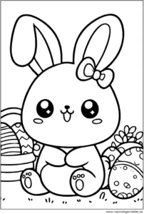 niedlicher-osterhase-mit-eiern-ausmalvorlage
