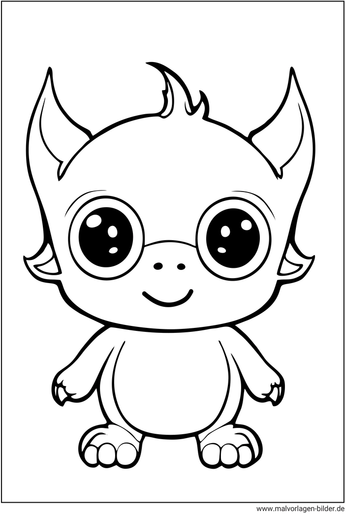 niedliches-monster-grosse-augen-malvorlage-fuer-kinder