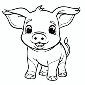 niedliches-schweinchen-malen-ausmalvorlage