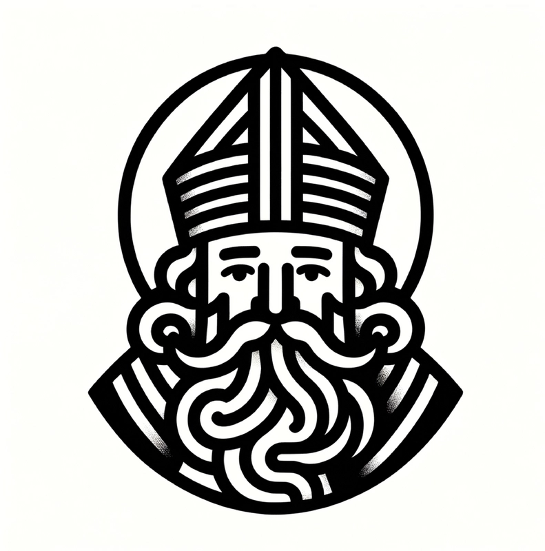 nikolaus-mit-bart-hut-ausmalvorlage
