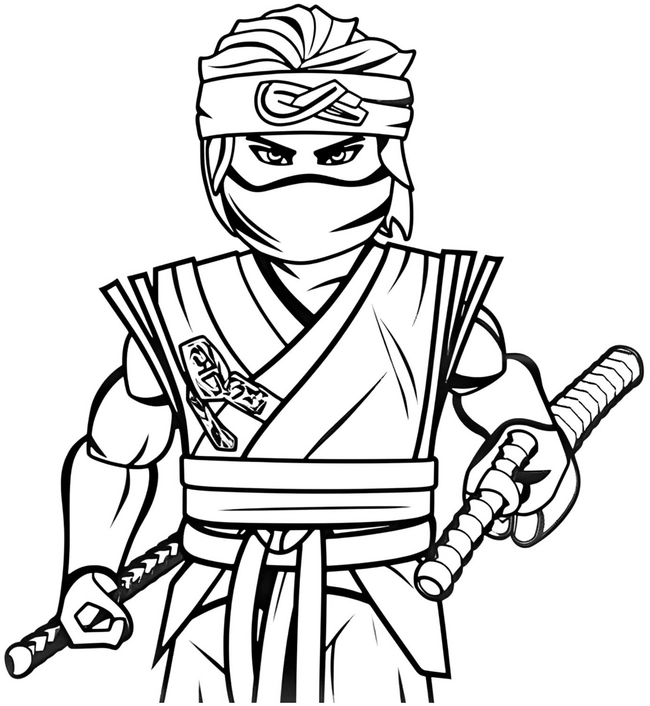 ninja-mit-katanas-ausmalvorlage