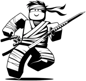 ninja-mit-schwert-ausmalbild-unterhaltung