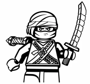 ninja-mit-schwert-ausmalvorlage