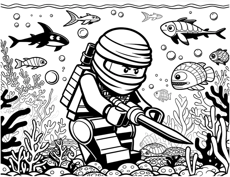 ninja-unter-wasser-mit-fischen-und-korallenriff