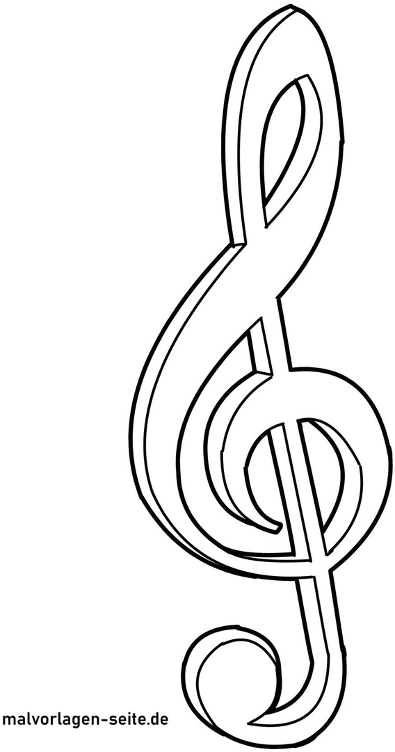 notenschluessel-malvorlage