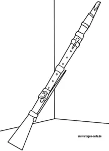 oboe-instrument-malvorlage-ausmalbild