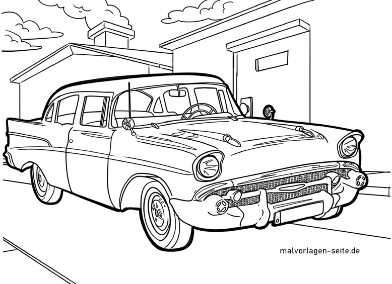 oldtimer-ausmalvorlage-kreativ-gestalten