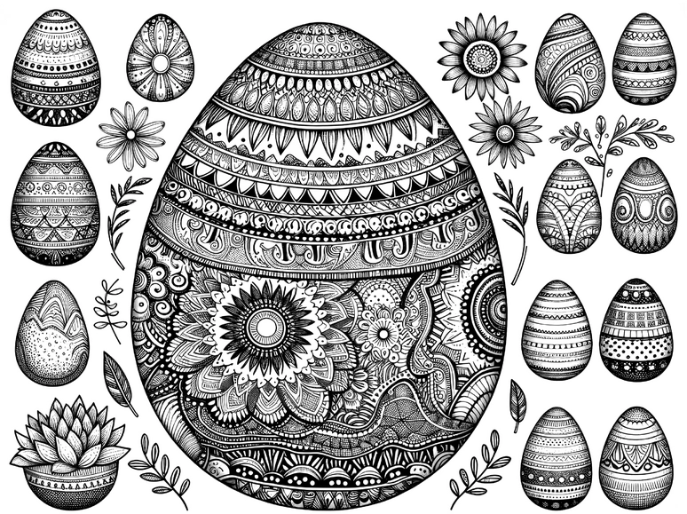 ostereier-malen-mit-blumen-und-mustern