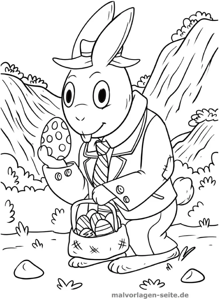 osterhase-buntes-ei-mit-korb