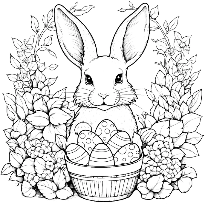 osterhase-mit-eiern-und-blumen