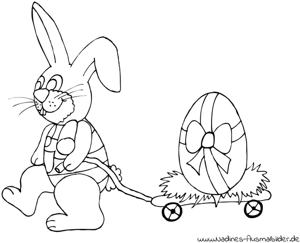 osterhase-mit-osterwagen-ausmalvorlage
