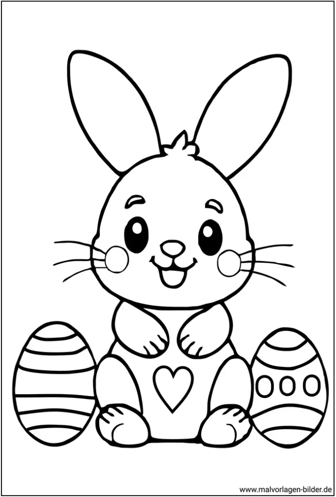 osterhase-ostereier-malvorlage