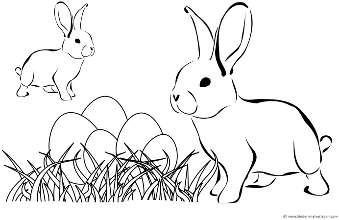 osterhasen-mit-eiern-ausmalvorlage