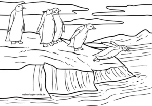 pinguine-am-eisberg-malen