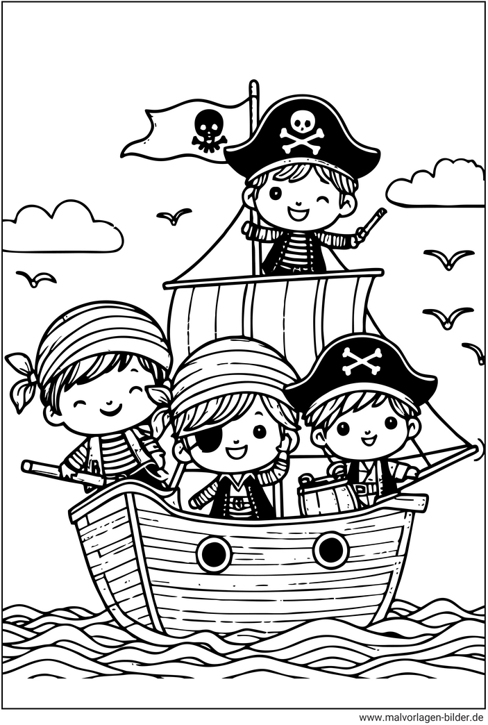 piratenabenteuer-auf-dem-schiff-ausmalvorlage