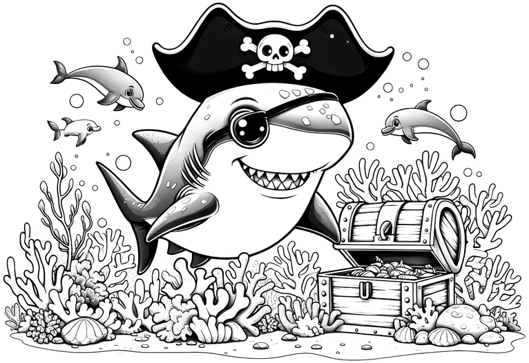 piratenschnabeltier-ausmalvorlage-unterwasserwelt