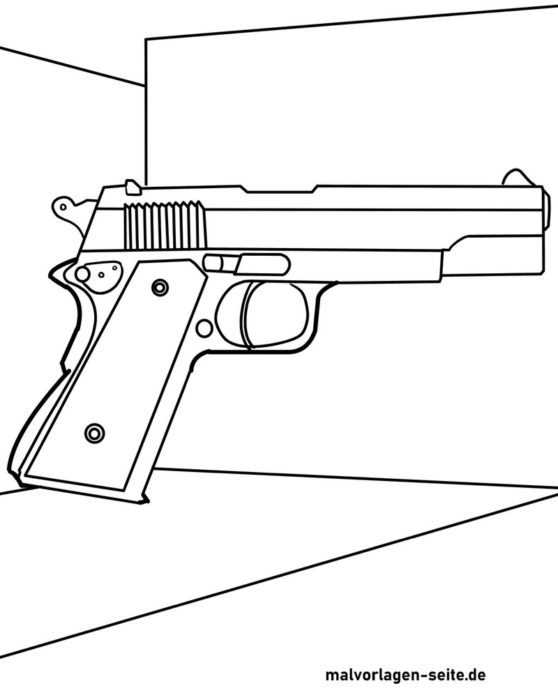 pistole-ausmalvorlage-kreativ-gestalten
