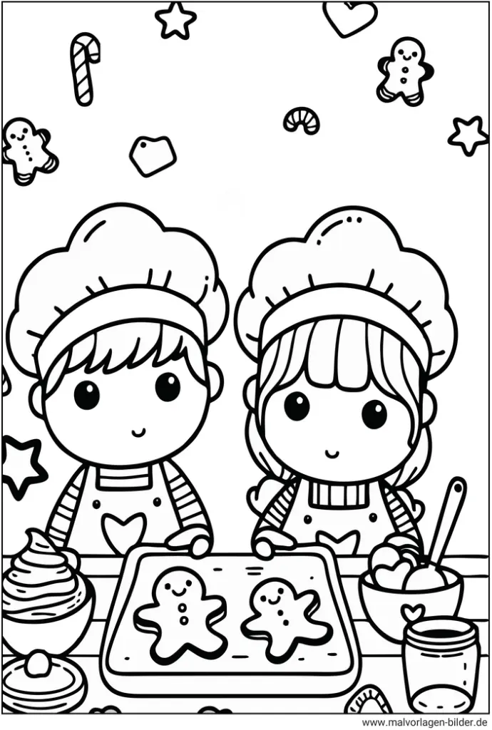 plaetzchen-backen-kinder-malvorlage