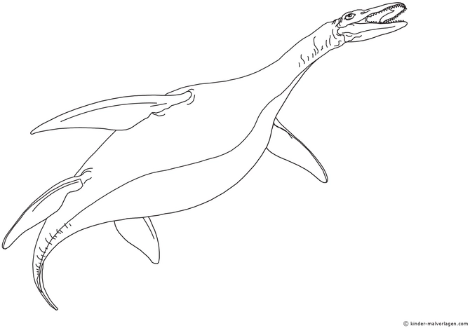 plesiosaurus-ausmalvorlage-meeresbewohner