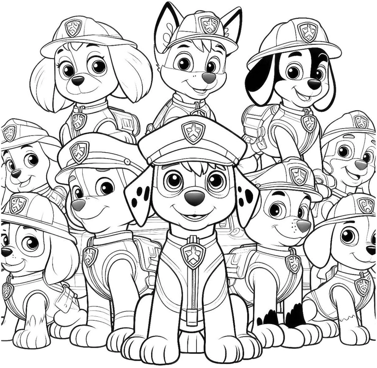 polizei-hunde-paw-patrol-ausmalvorlage