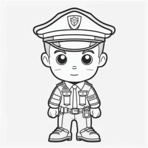 polizist-in-uniform-ausmalvorlage