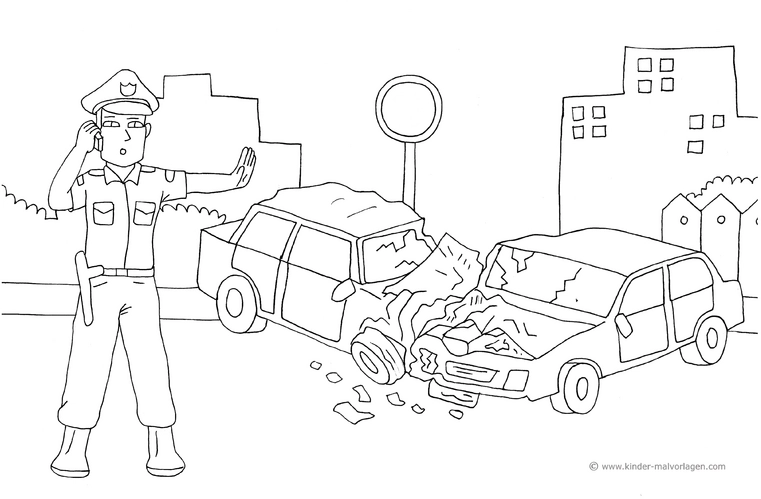 polizist-verkehrsunfall-malen