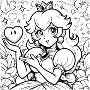 princessin-mit-herz-und-glitzernden-details