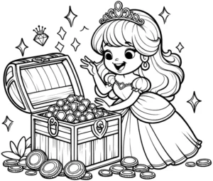 princessin-mit-schatzkiste-und-juwelen
