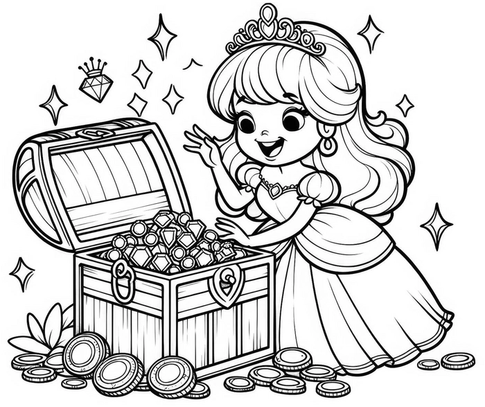 prinzessin-mit-schatzkiste-und-juwelen