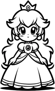 prinzessin-peach-ausmalvorlage-kreativ-entdecken