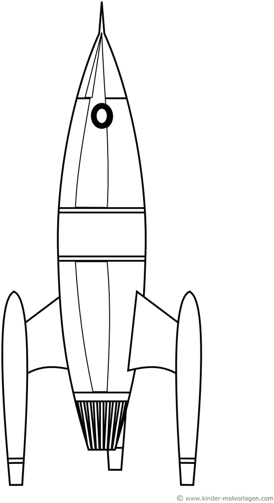 rakete-im-weltall-ausmalvorlage