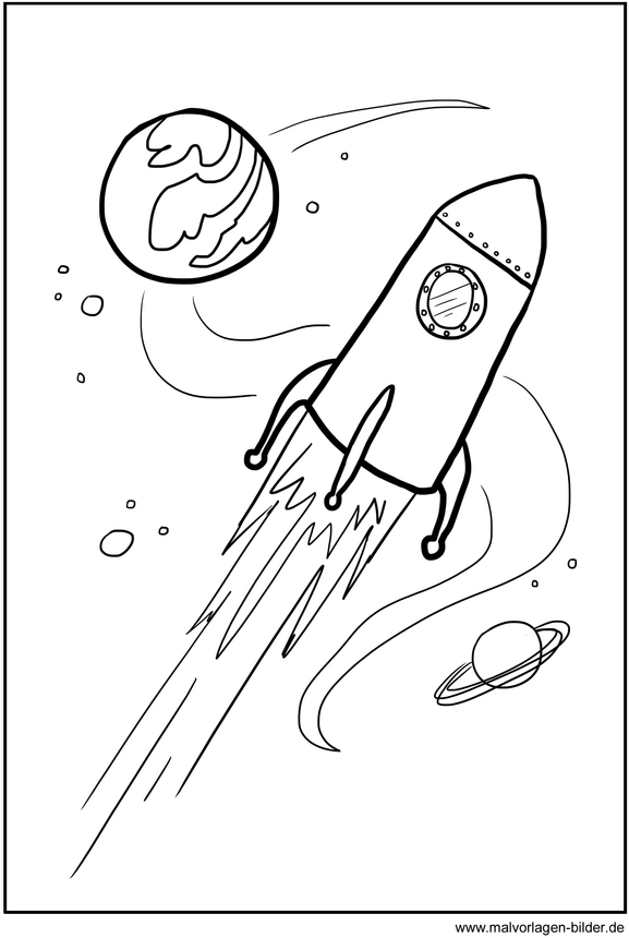 rakete-im-weltraum-ausmalvorlage