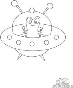 raumschiff-alien-malvorlage