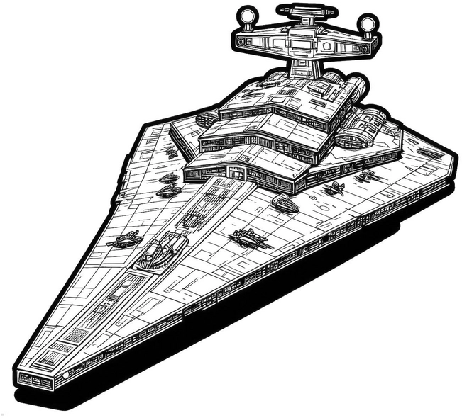 raumschiff-malvorlage-futuristisches-design