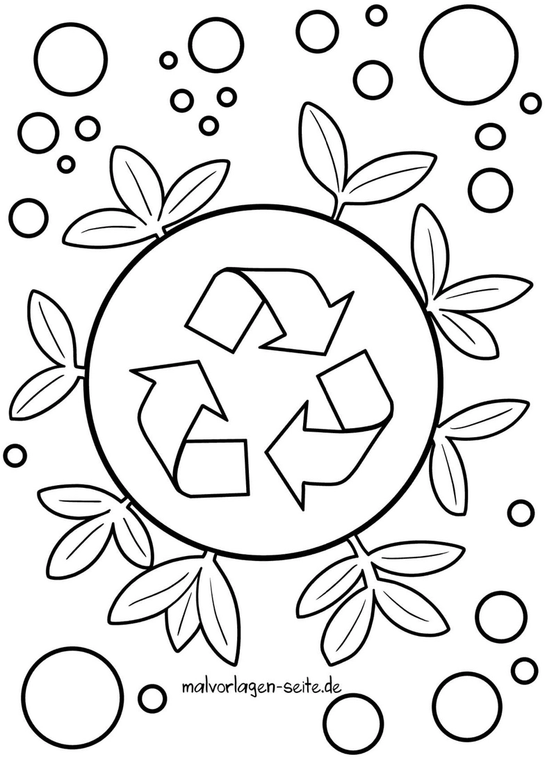 recycling-symbol-blätter-kreise
