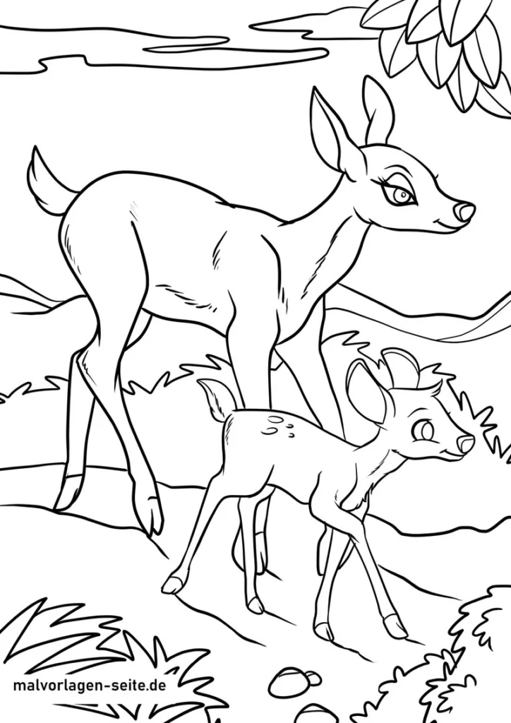 reh-mutter-und-reh-in-der-natur