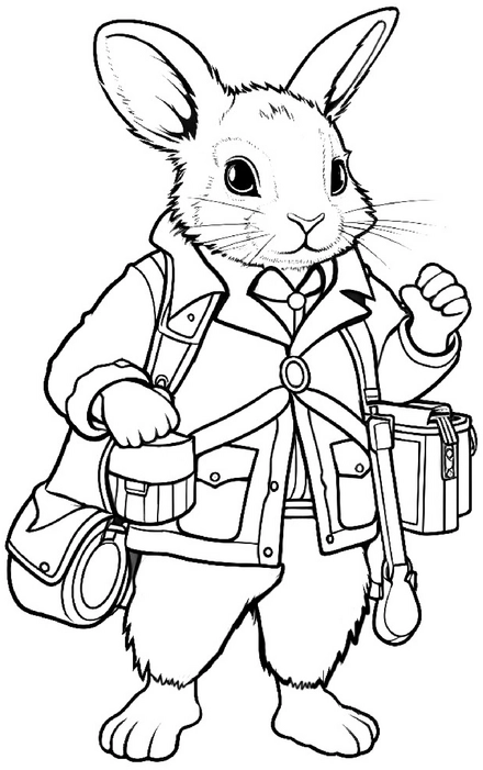 reisender-hase-mit-rucksack-ausmalbild