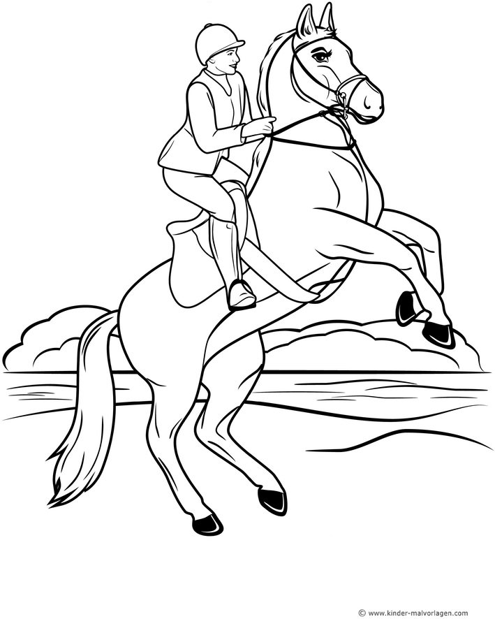 reiter-auf-pferd-mit-sprung