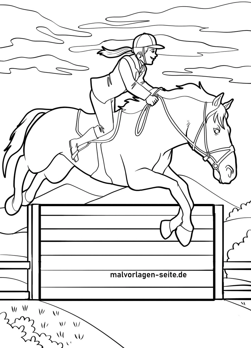 reiterin-beim-springen-ueber-ein-hindernis