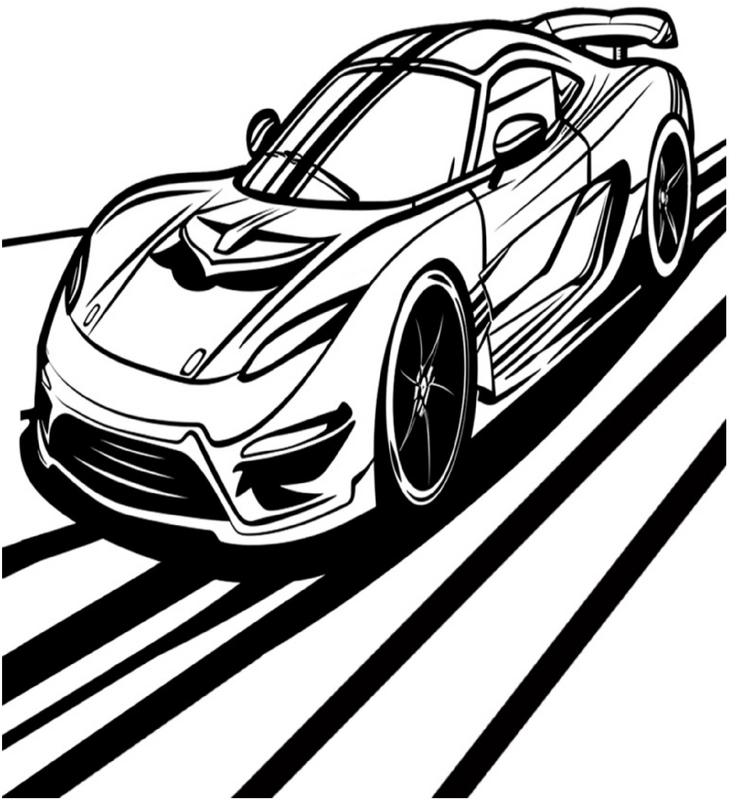 rennwagen-malen-ausmalvorlage