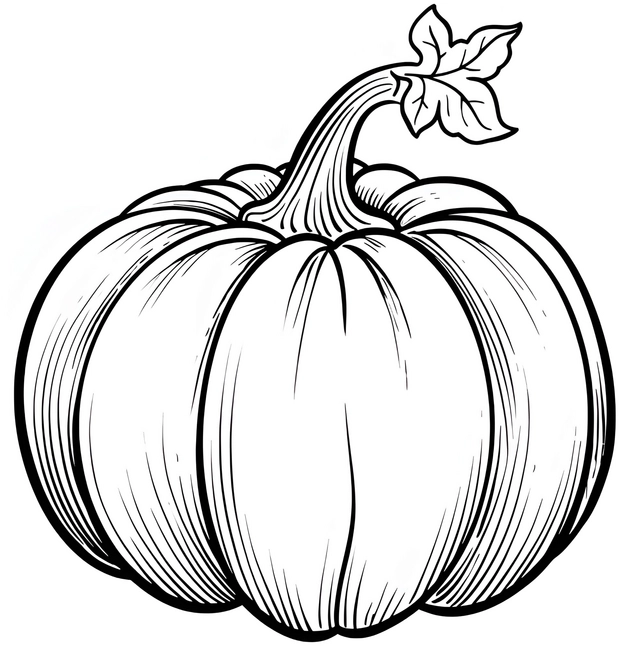 riesiger-kuerbis-malvorlage