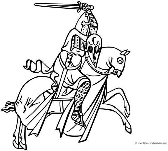 ritter-auf-pferd-im-kampf-malvorlage
