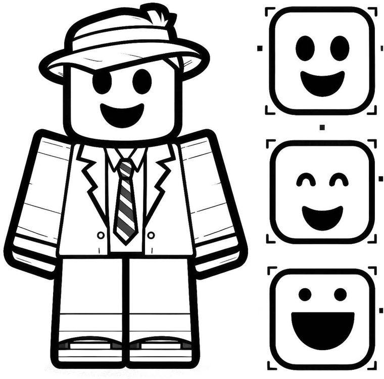 roblox-charakter-mit-hut-und-smilies