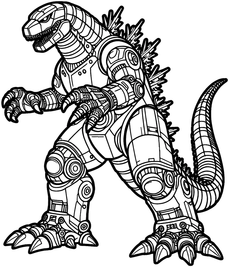 roboter-godzilla-malvorlage
