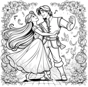 romantisches-tanzpaar-mit-blumen-und-voegeln