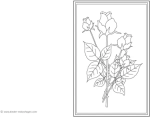 rosen-anordnung-zum-ausmalen