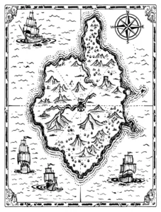 schatzkarte-mit-piraten-und-inseln